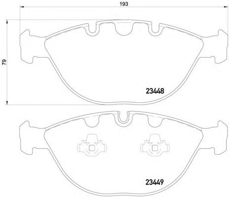 Комплект тормозных колодок, дисковый тормоз TEXTAR