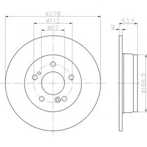Тормозной диск TEXTAR 92032703