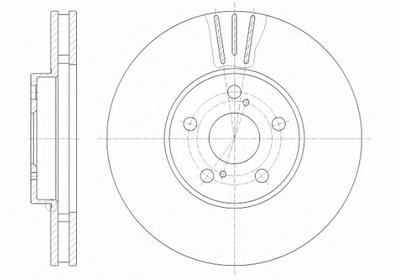 Тормозной диск ROADHOUSE 681910