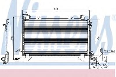 Конденсатор, кондиционер NISSENS 94425