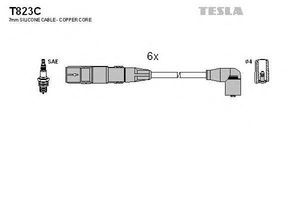 Комплект проводов зажигания TESLA