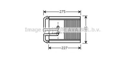 Теплообменник, отопление салона AVA QUALITY COOLING HY 6168