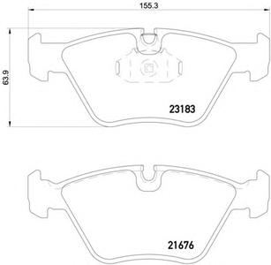 Комплект тормозных колодок, дисковый тормоз TEXTAR 2318302