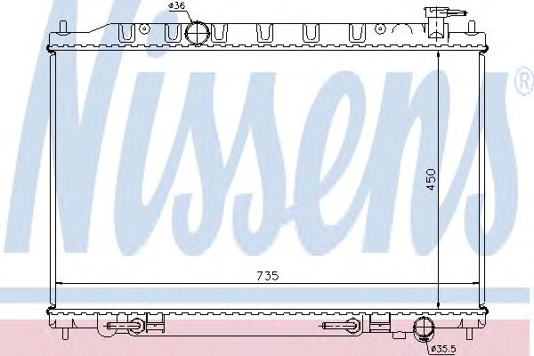 Радиатор охлаждения NISSENS