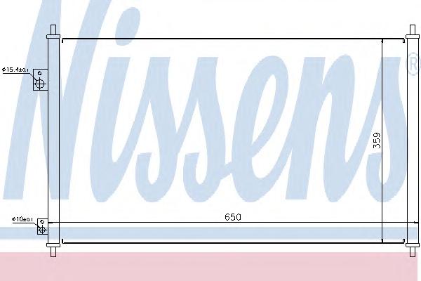 Конденсатор, кондиционер NISSENS