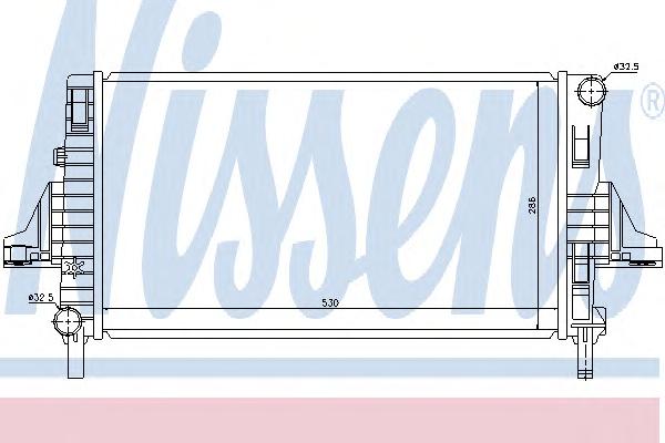 Радиатор, охлаждение двигателя NISSENS
