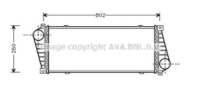 Интеркулер AVA QUALITY COOLING MSA 4217