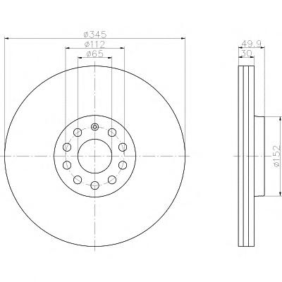 Тормозной диск TEXTAR