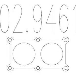 Прокладка, труба выхлопного газа MTS 02.9461