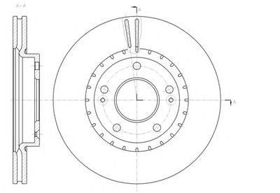 Тормозной диск ROADHOUSE 6143410