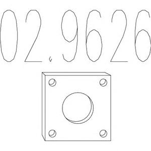 Прокладка, труба выхлопного газа MTS 02.9626