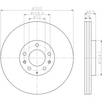 Тормозной диск TEXTAR