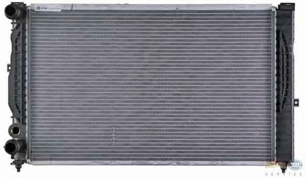 Радиатор, охлаждение двигателя HELLA