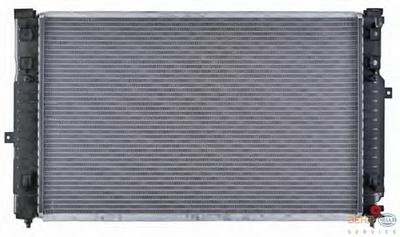 Радиатор, охлаждение двигателя HELLA