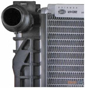 Радиатор, охлаждение двигателя HELLA