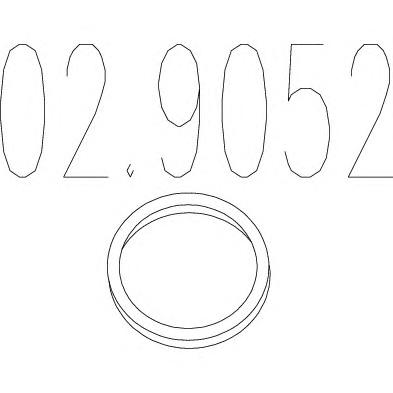 Прокладка, труба выхлопного газа MTS