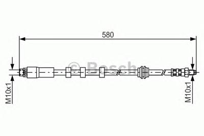 Тормозной шланг BOSCH 1 987 476 093