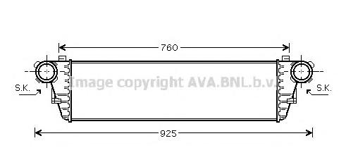 Интеркулер AVA QUALITY COOLING