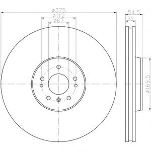 Тормозной диск TEXTAR 92176603