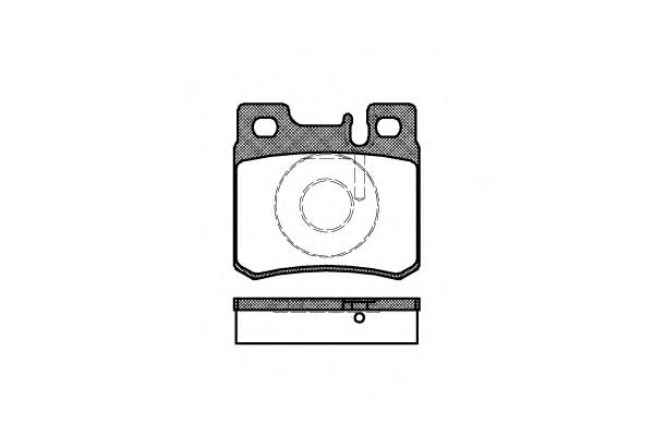 Комплект тормозных колодок, дисковый тормоз ROADHOUSE