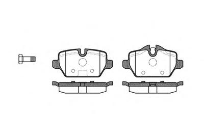 Комплект тормозных колодок, дисковый тормоз ROADHOUSE 2113200