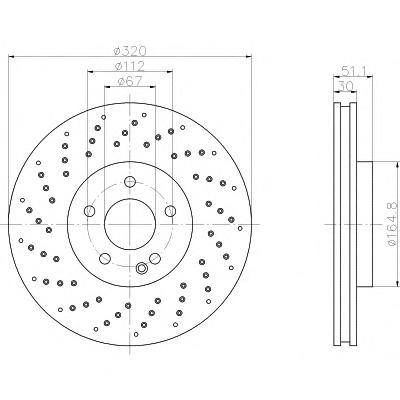 Тормозной диск TEXTAR