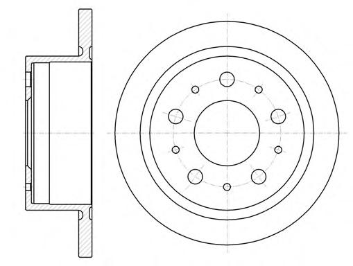 Тормозной диск ROADHOUSE