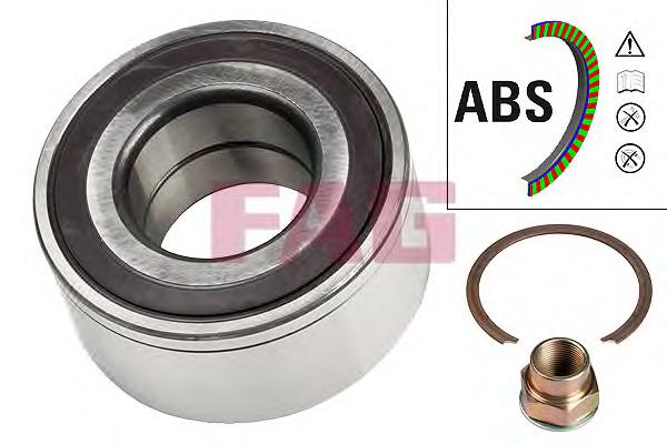 Комплект подшипника ступицы колеса FAG