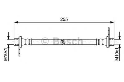 Тормозной шланг BOSCH 1 987 481 586