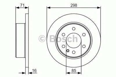 Тормозной диск BOSCH 0 986 479 S05