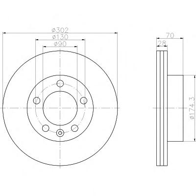 Тормозной диск TEXTAR