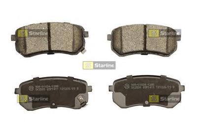 Комплект тормозных колодок, дисковый тормоз STARLINE BD S450