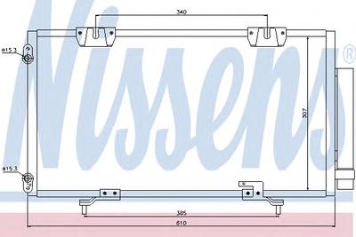 Конденсатор, кондиционер NISSENS 94833