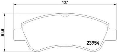 Комплект тормозных колодок, дисковый тормоз TEXTAR 2395401