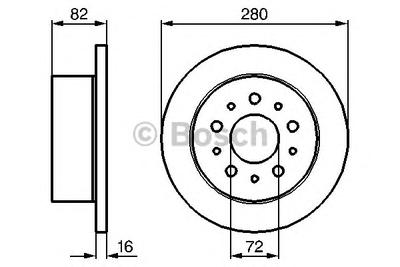 Тормозной диск BOSCH 0 986 479 065