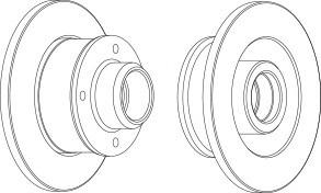 Тормозной диск FERODO