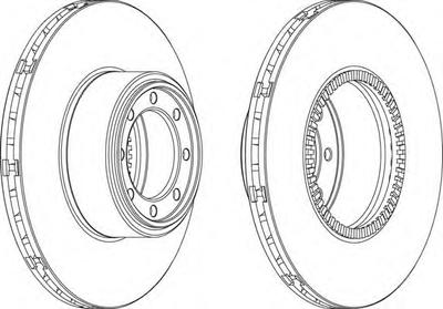 Тормозной диск FERODO FCR321A