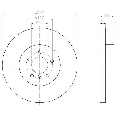 Тормозной диск TEXTAR
