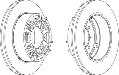 Тормозной диск FERODO FCR140A