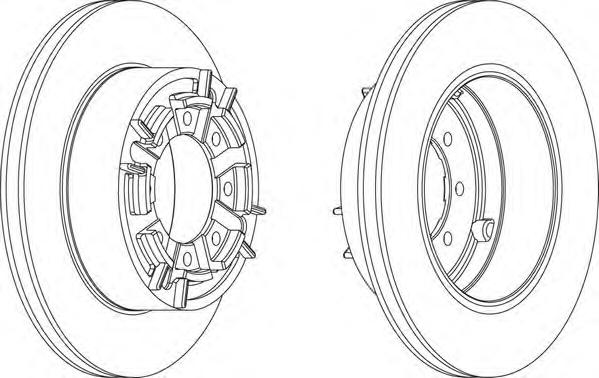 Тормозной диск FERODO