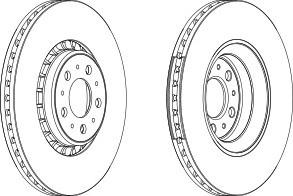 Тормозной диск FERODO