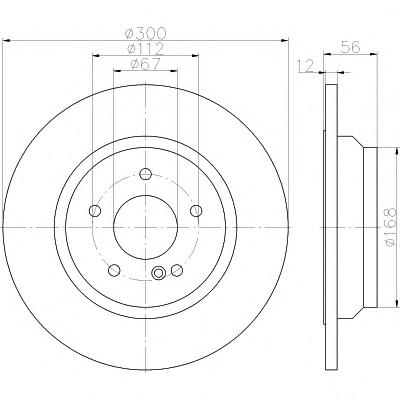 Тормозной диск TEXTAR