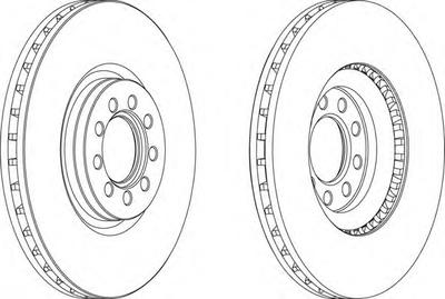 Тормозной диск FERODO FCR317A