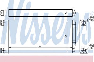 Радиатор печки NISSENS 71926