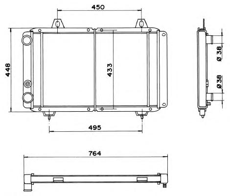 Радиатор охлаждения NRF