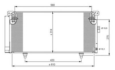 Конденсатор, кондиционер NRF 35868