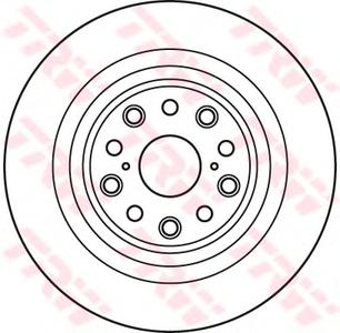 Тормозной диск TRW DF6038S