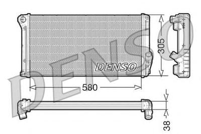 Радиатор охлаждения DENSO
