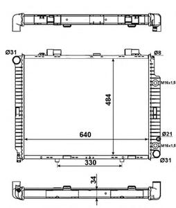 Радиатор охлаждения NRF 58100