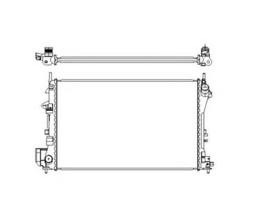 Радиатор охлаждения NRF 58203